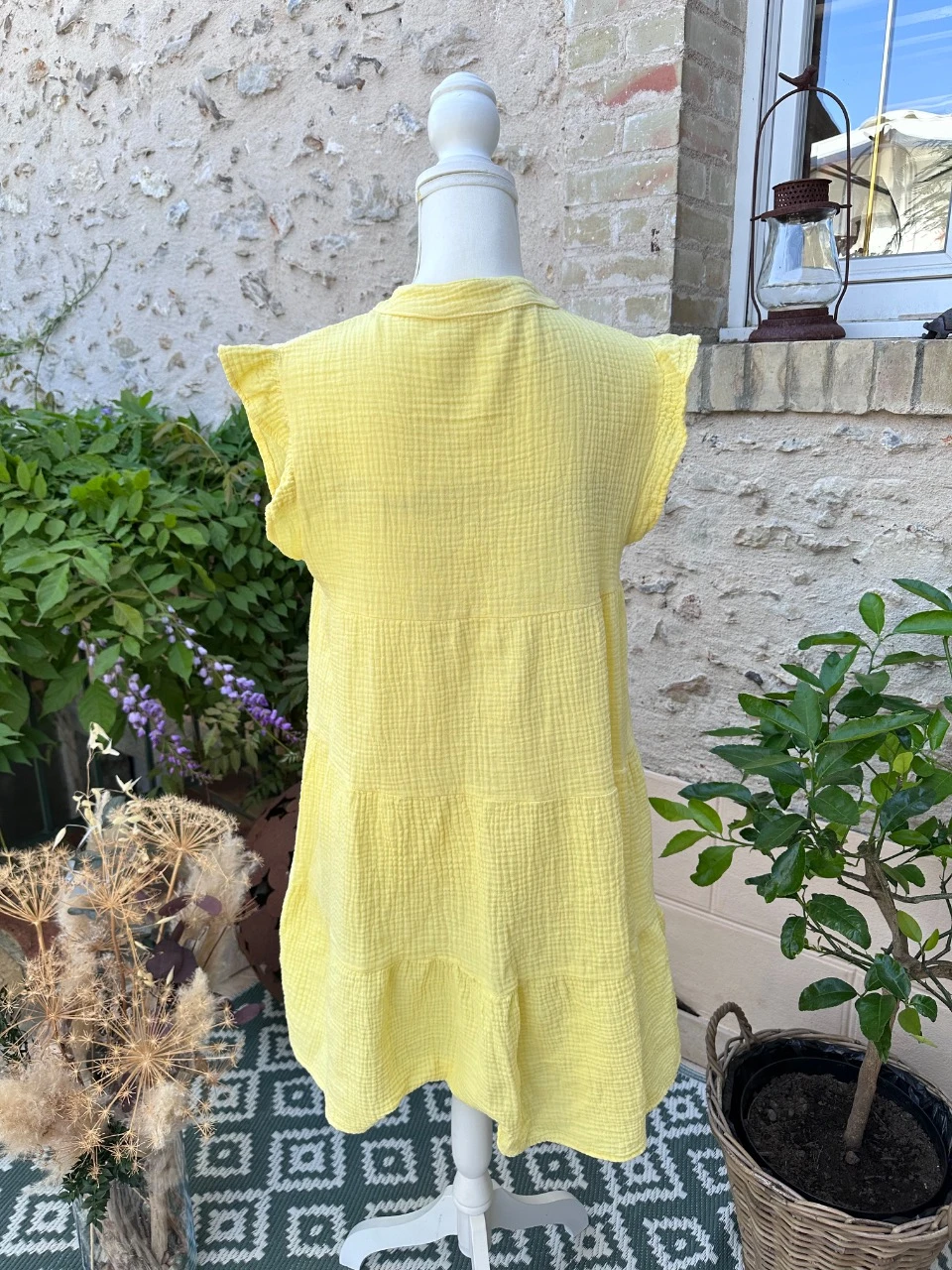 Vestido de gaze de algodão – photo 4